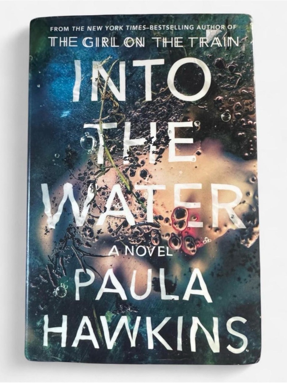 Into the Water by Paula Hawkins - Teal & Blue Hardcover Novel